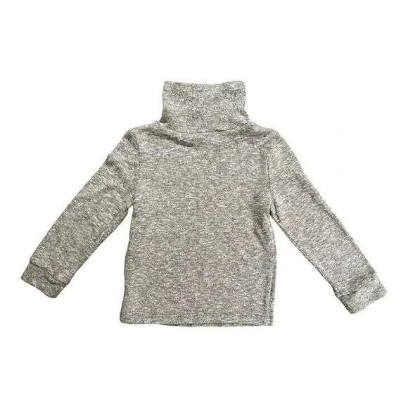 baby GAP | Marled Gray Funnel Neck Top (4T) - Picture 3 of 5